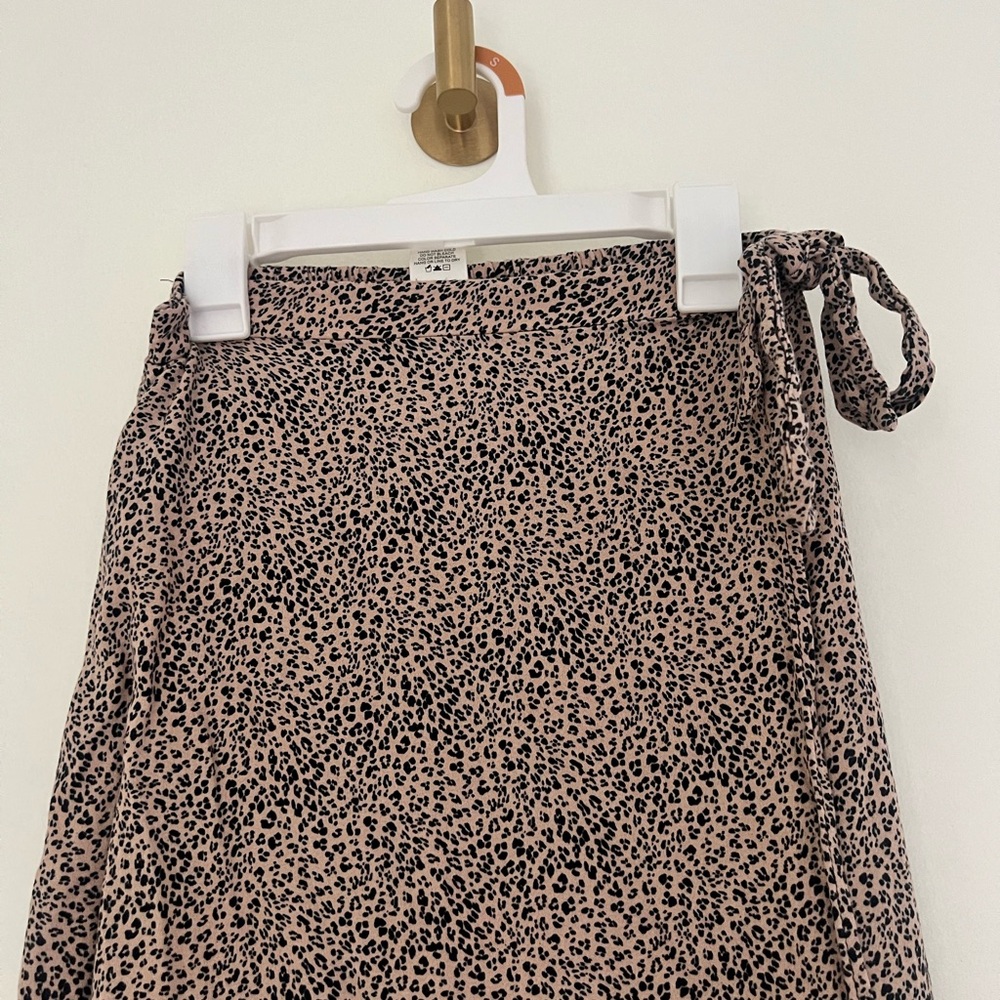 URBAN Romantics Animal Print Midi Skirt